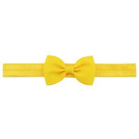 Fashion Solid Color Children's Hair Accessories Candy Color Rib Bow Headband Wholesale sku image 11