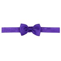 Fashion Solid Color Children's Hair Accessories Candy Color Rib Bow Headband Wholesale sku image 27