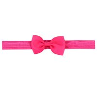 Fashion Solid Color Children's Hair Accessories Candy Color Rib Bow Headband Wholesale sku image 29