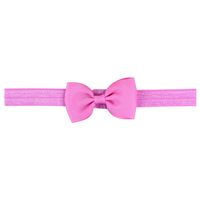Fashion Solid Color Children's Hair Accessories Candy Color Rib Bow Headband Wholesale sku image 30
