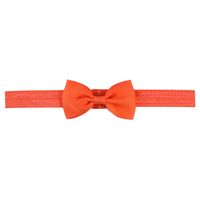 Fashion Solid Color Children's Hair Accessories Candy Color Rib Bow Headband Wholesale sku image 32