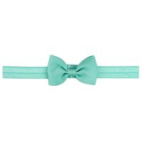 Fashion Solid Color Children's Hair Accessories Candy Color Rib Bow Headband Wholesale sku image 36