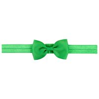 Fashion Solid Color Children's Hair Accessories Candy Color Rib Bow Headband Wholesale sku image 39