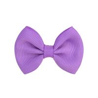 New Simple Children's Bow Hairpin Multicolor 4.5cm Solid Color Cute Side Clip sku image 6