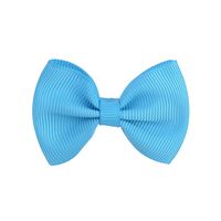 New Simple Children's Bow Hairpin Multicolor 4.5cm Solid Color Cute Side Clip sku image 8