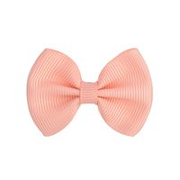 New Simple Children's Bow Hairpin Multicolor 4.5cm Solid Color Cute Side Clip sku image 9