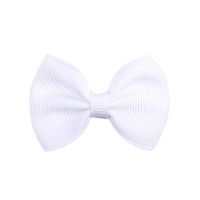 New Simple Children's Bow Hairpin Multicolor 4.5cm Solid Color Cute Side Clip sku image 19