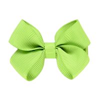 Creative New Contrast Color Three-dimensional Twisted Leaf Bow Children's Hair Accessories sku image 21