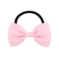 Simple Solid Color Children's Bow Cute Hair Rope Hair Ring Hair Accessories sku image 12