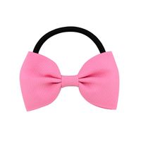 Simple Solid Color Children's Bow Cute Hair Rope Hair Ring Hair Accessories sku image 14