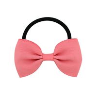 Simple Solid Color Children's Bow Cute Hair Rope Hair Ring Hair Accessories sku image 16
