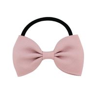 Simple Solid Color Children's Bow Cute Hair Rope Hair Ring Hair Accessories sku image 17