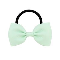 Simple Solid Color Children's Bow Cute Hair Rope Hair Ring Hair Accessories sku image 20