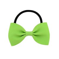 Simple Solid Color Children's Bow Cute Hair Rope Hair Ring Hair Accessories sku image 21