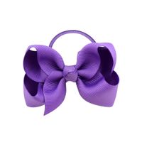 Simple New 20 Color Children's Multi-color Cute Flower Hair Ring Hair Accessories sku image 6