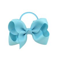 Simple New 20 Color Children's Multi-color Cute Flower Hair Ring Hair Accessories sku image 8