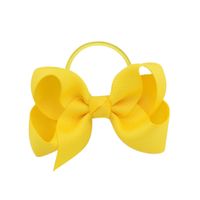Simple New 20 Color Children's Multi-color Cute Flower Hair Ring Hair Accessories sku image 11