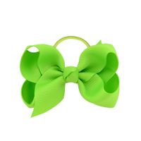 Simple New 20 Color Children's Multi-color Cute Flower Hair Ring Hair Accessories sku image 21