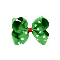 New Ladies Bow 4.5cm Multicolor Butterfly Christmas Children's Hairpin sku image 13