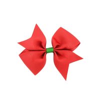 New Ladies Bow 4.5cm Multicolor Butterfly Christmas Children's Hairpin sku image 1