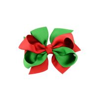 New Ladies Bow 4.5cm Multicolor Butterfly Christmas Children's Hairpin sku image 11