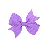 New Baby Hair Accessories 2 Inches Solid Color Children's Bow Hairpin sku image 6