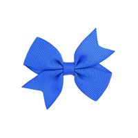 New Baby Hair Accessories 2 Inches Solid Color Children's Bow Hairpin sku image 7