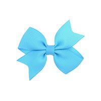 New Baby Hair Accessories 2 Inches Solid Color Children's Bow Hairpin sku image 8