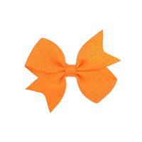 New Baby Hair Accessories 2 Inches Solid Color Children's Bow Hairpin sku image 10