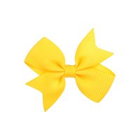 New Baby Hair Accessories 2 Inches Solid Color Children's Bow Hairpin sku image 11