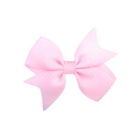 New Baby Hair Accessories 2 Inches Solid Color Children's Bow Hairpin sku image 12