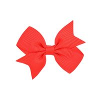 New Baby Hair Accessories 2 Inches Solid Color Children's Bow Hairpin sku image 13