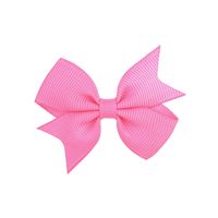 New Baby Hair Accessories 2 Inches Solid Color Children's Bow Hairpin sku image 14