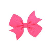New Baby Hair Accessories 2 Inches Solid Color Children's Bow Hairpin sku image 15