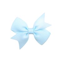New Baby Hair Accessories 2 Inches Solid Color Children's Bow Hairpin sku image 18