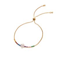 Popular Fashion Plum Shape Multicolor Zircon Adjustable Venetian Bracelet Jewelry main image 7