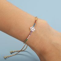 Popular Fashion Plum Shape Multicolor Zircon Adjustable Venetian Bracelet Jewelry main image 12