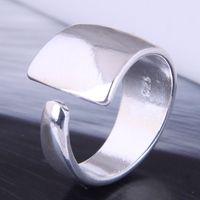 Fashion New Solid Color Trendy Simple Open Copper Ring Wholesale sku image 1