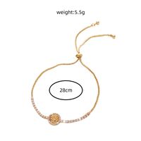 Fashion New Micro Inlay Zircon Tree Of Life Elements Adjustable Venetian Bracelet Jewelry main image 14