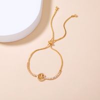 Fashion New Micro Inlay Zircon Tree Of Life Elements Adjustable Venetian Bracelet Jewelry sku image 1