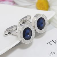 New Gem-set Cufflinks French Fashion Men's Metal Shirt Buttons Clothing Accessories main image 1