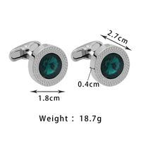 New Gem-set Cufflinks French Fashion Men's Metal Shirt Buttons Clothing Accessories main image 4