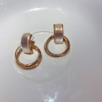 Fashion Opal Geometric Multi-layer Circle Earrings Simple Alloy Women main image 1