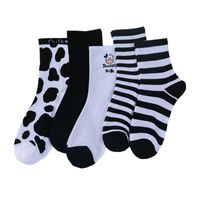 Four Seasons New Mid-tube Spotted Cow Socks Sweat-absorbing Striped Socks main image 6