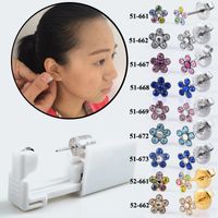 Classic Style Flower Unisex Earrings Ear Studs main image 1