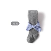 Spring And Autumn New Leggings Bow Children's Pantyhose Dance Cotton Socks sku image 16