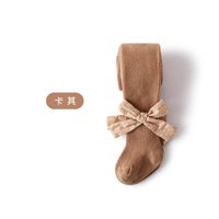 Spring And Autumn New Leggings Bow Children's Pantyhose Dance Cotton Socks sku image 22