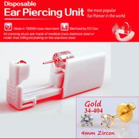Elegant Stainless Steel Plastic Inlaid Gemstone Zircon Unisex Earrings Ear Studs sku image 13