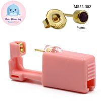 Pink Ear Piercer Disposable Safety Ear Piercing Gun 316l Stainless Steel Ear Nail Gun Tool sku image 23