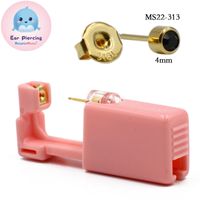 Pink Ear Piercer Disposable Safety Ear Piercing Gun 316l Stainless Steel Ear Nail Gun Tool sku image 34